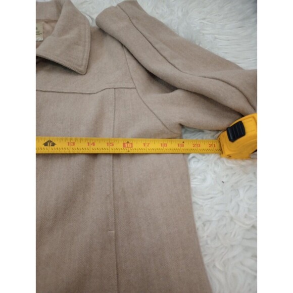 Womens Cabela's Blazer/Jacket Coat wool blend Size L  Brown beige - Picture 4 of 16